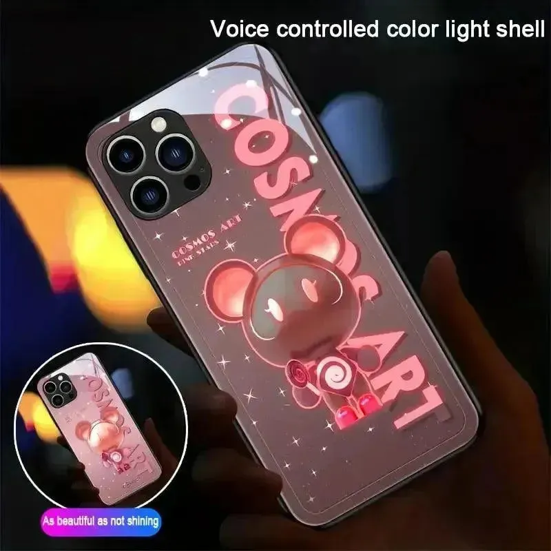 Cute Bear Voice Controlled Cover (For iPhone)