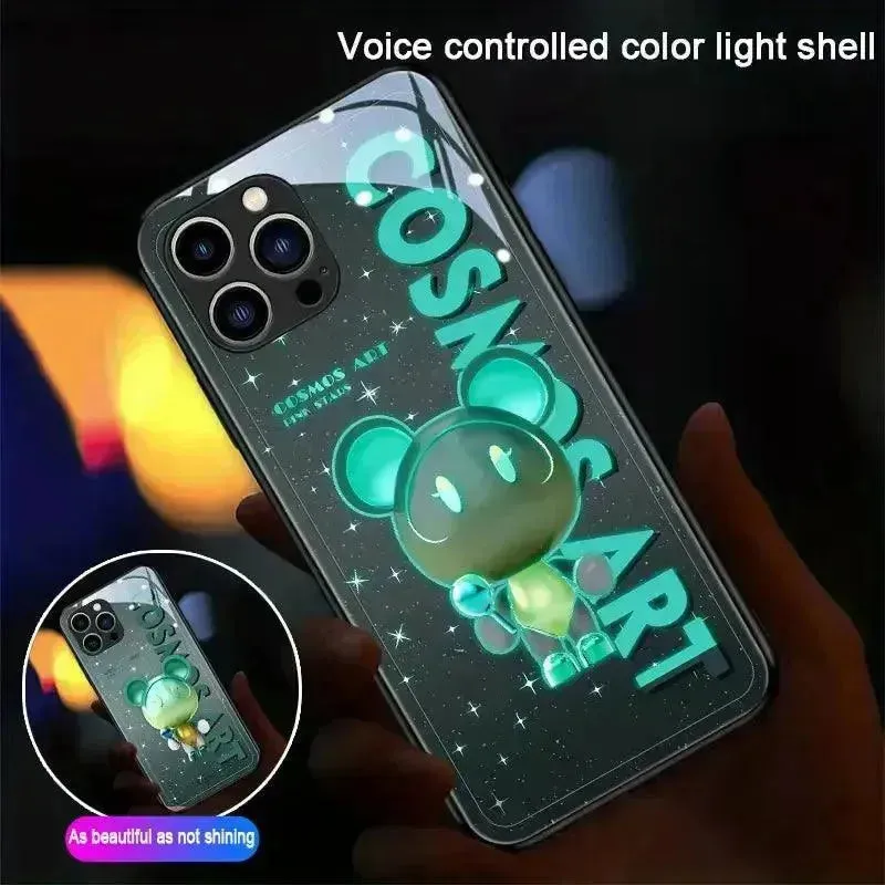 Cute Bear Voice Controlled Cover (For iPhone)