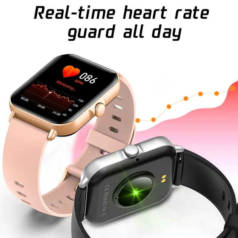 Digital Smartwatch Sports Fitness Men's Women Smart Watch Waterproof Wrist Watches for Ladies Kids Xiaomi Huawei Smartphone