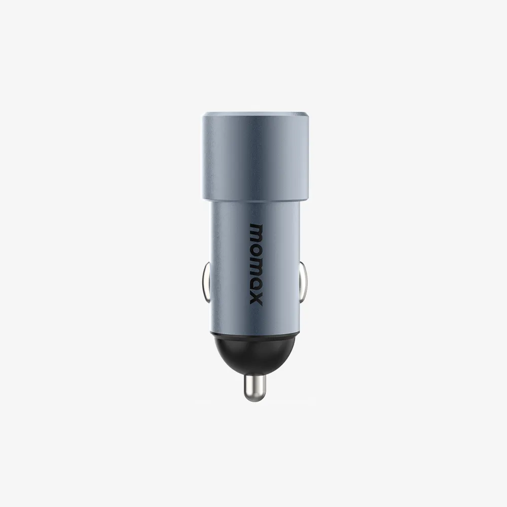 Dual Port Car Charger 38W - Space Grey