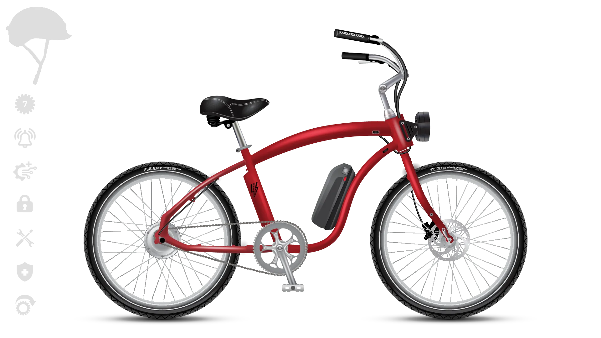 EBC Model C 750w 1Sp / 7Sp E-Cruiser Bike