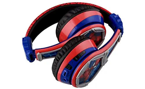 Ekids Spiderman Bluetooth Headphones Wireless Adjustable Volume Limited