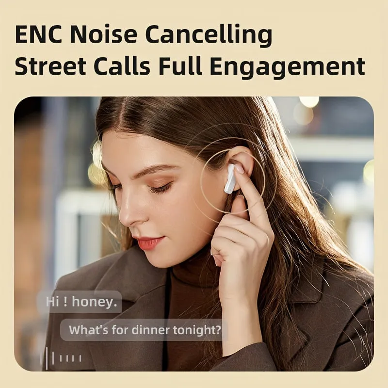 ENC Wireless TWS Headset, Multiple Touch Modes, Sliding Touch Control Headset