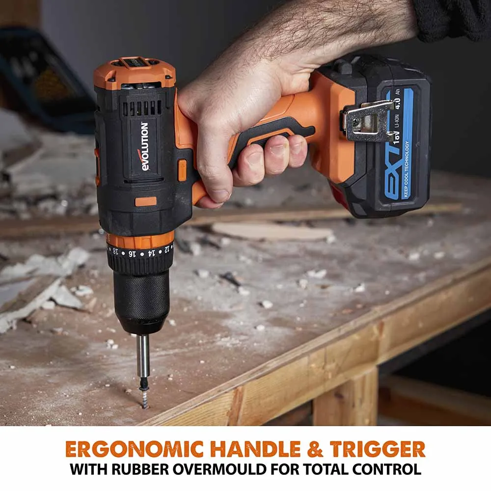 Evolution Cordless R13CMB-Li Combi Drill Driver 18v Li-Ion EXT