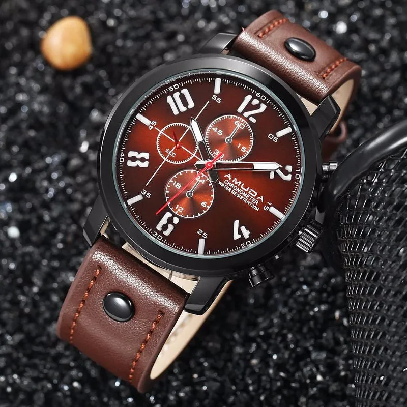 Fashion Brand AMUDA Watches Men Quartz-Watch Male Casual Analog Sports Wrist Watches Relogio Masculino Montre Homme