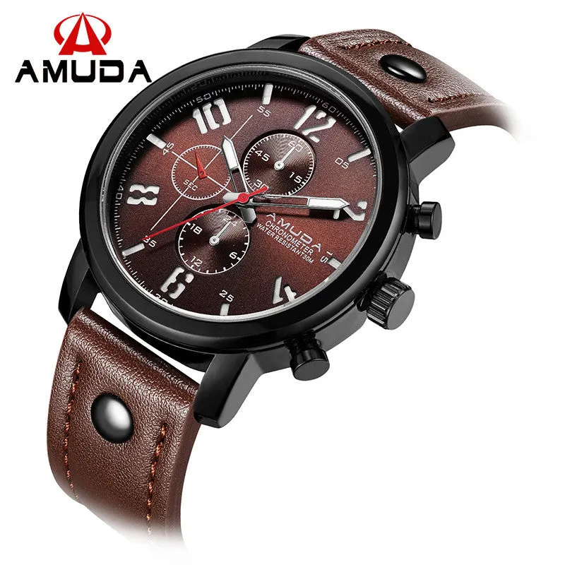 Fashion Brand AMUDA Watches Men Quartz-Watch Male Casual Analog Sports Wrist Watches Relogio Masculino Montre Homme