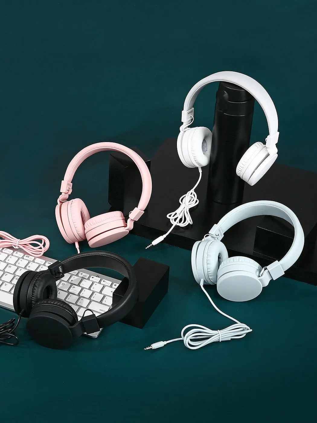 Fashion Foldable Headset for Music Model：HOM001(Pink)