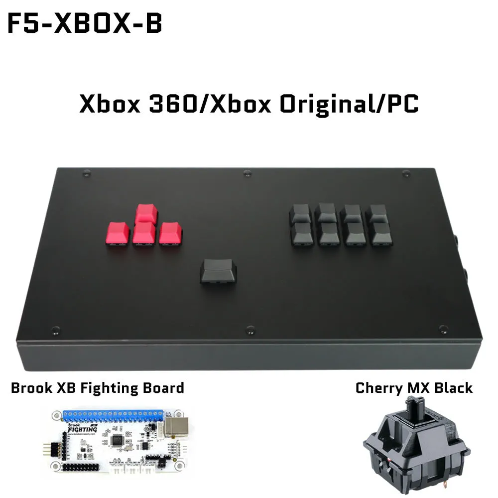 FightBox F5 All Keyboard Leverless Arcade Game Controller