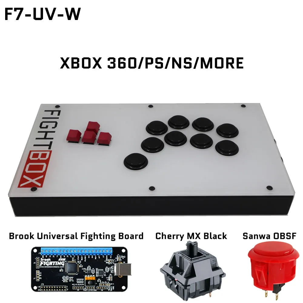 FightBox F7 Keyboard Button Leverless Arcade Game Controller