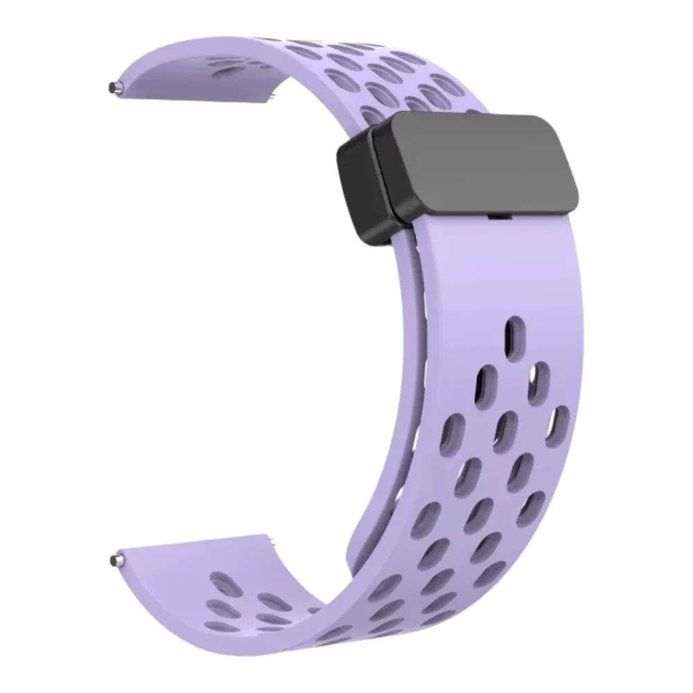 Fitbit Versa 4 compatible Silicone Magnetic Sports Watch Straps