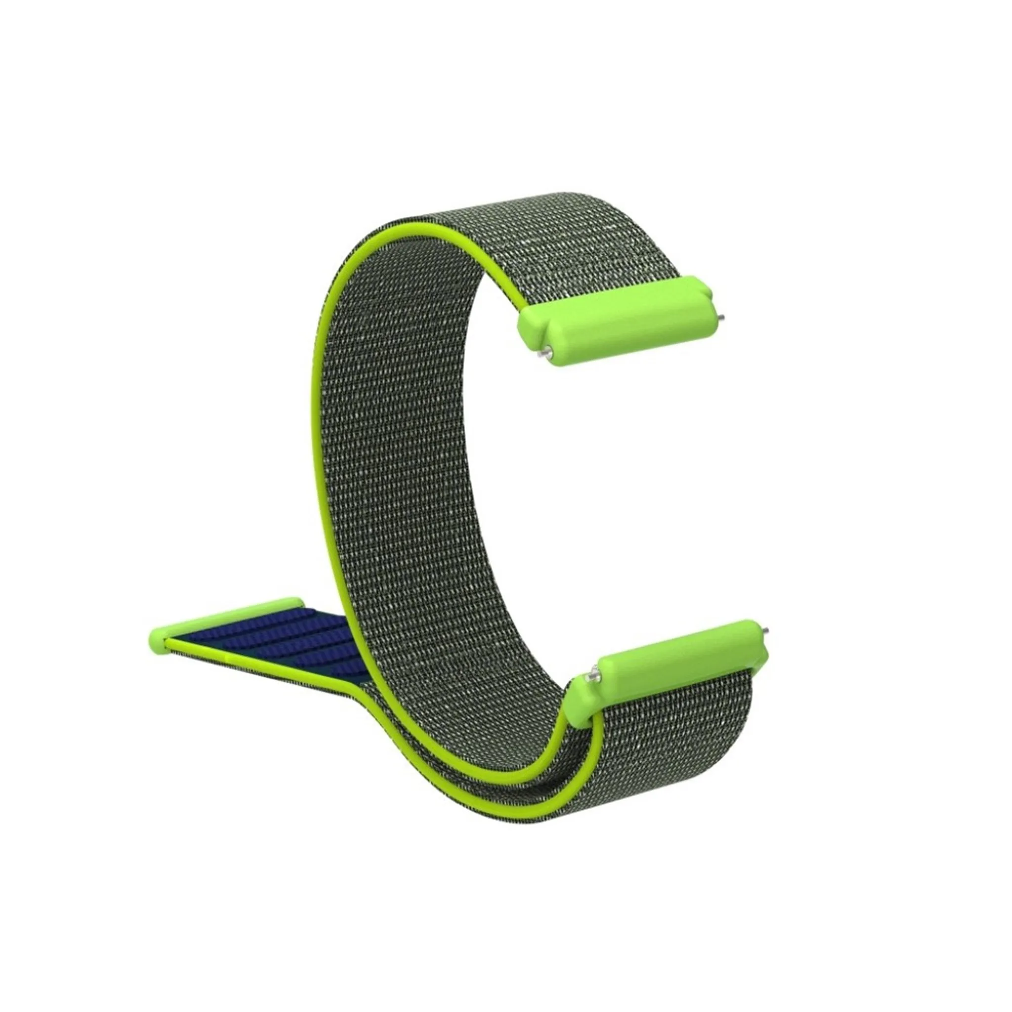 Fitbit Versa velcro closure flexible watchband - Yellowgreen