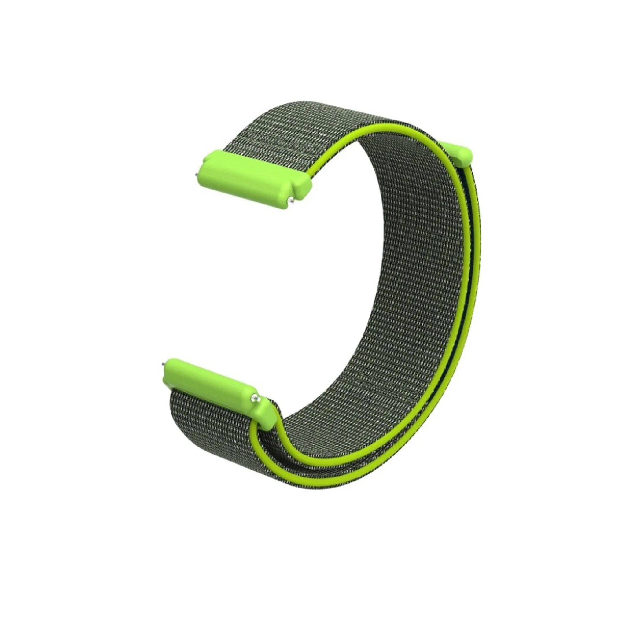 Fitbit Versa velcro closure flexible watchband - Yellowgreen