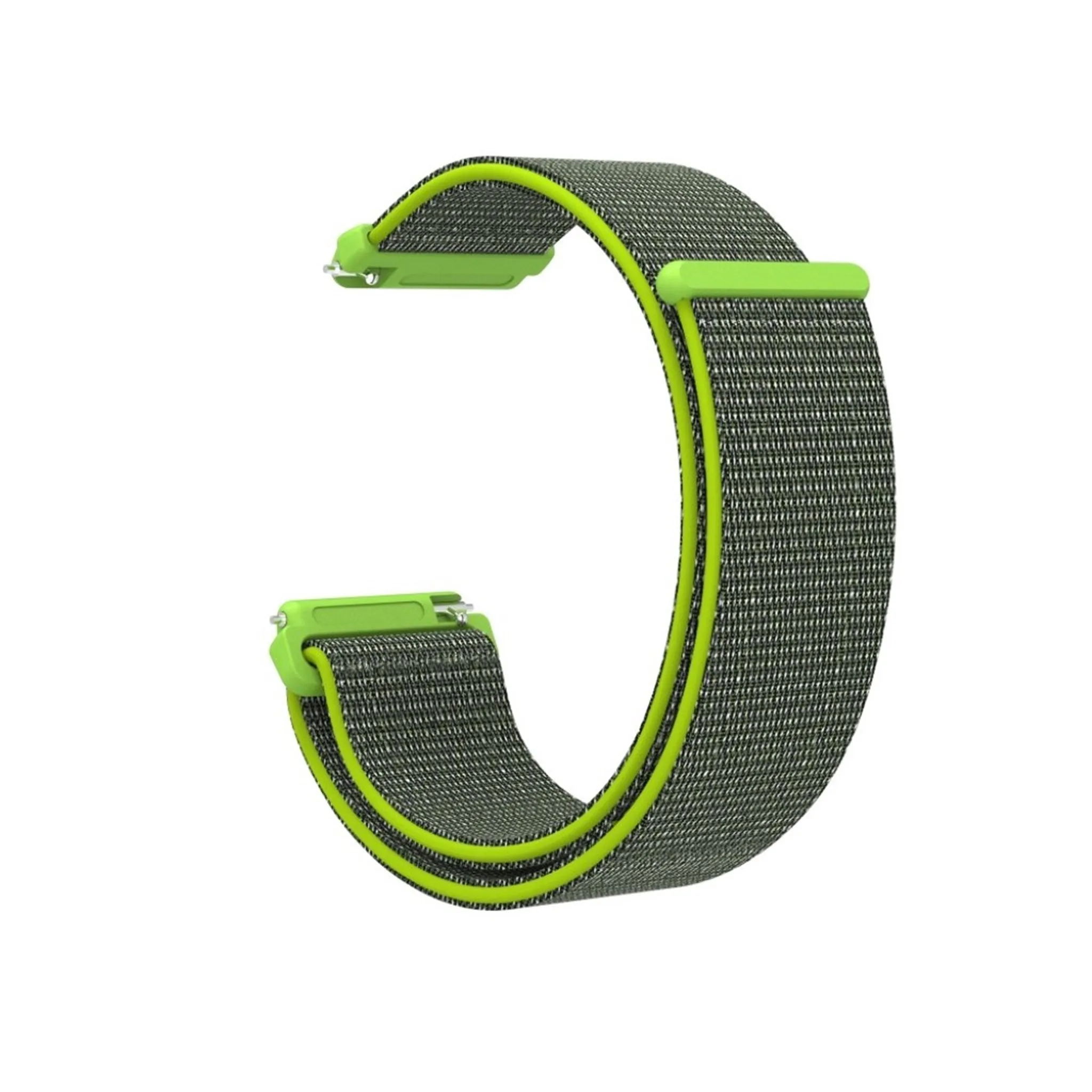 Fitbit Versa velcro closure flexible watchband - Yellowgreen