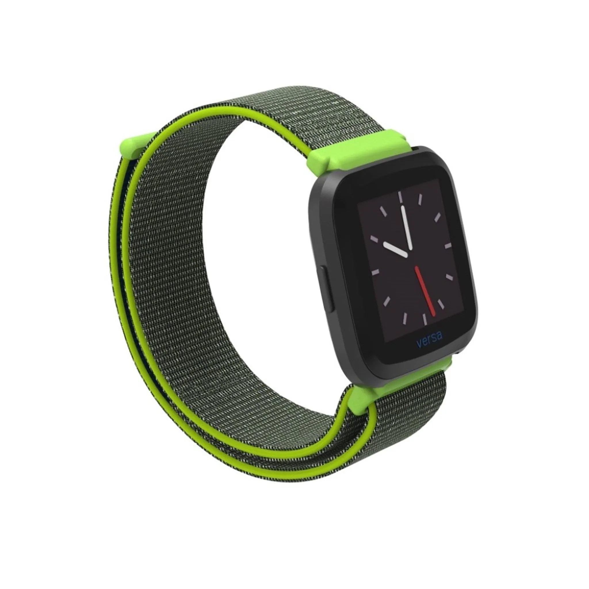 Fitbit Versa velcro closure flexible watchband - Yellowgreen