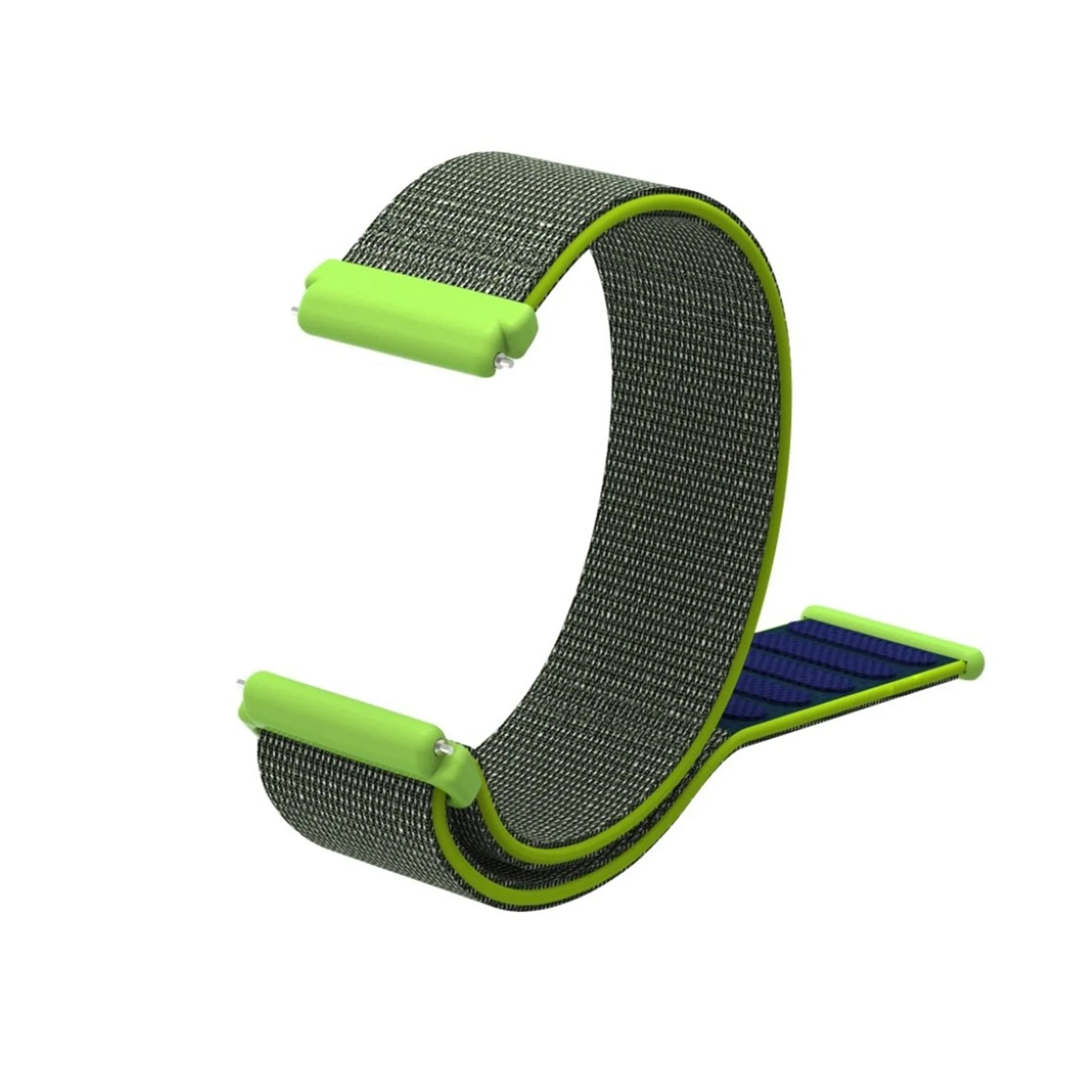 Fitbit Versa velcro closure flexible watchband - Yellowgreen