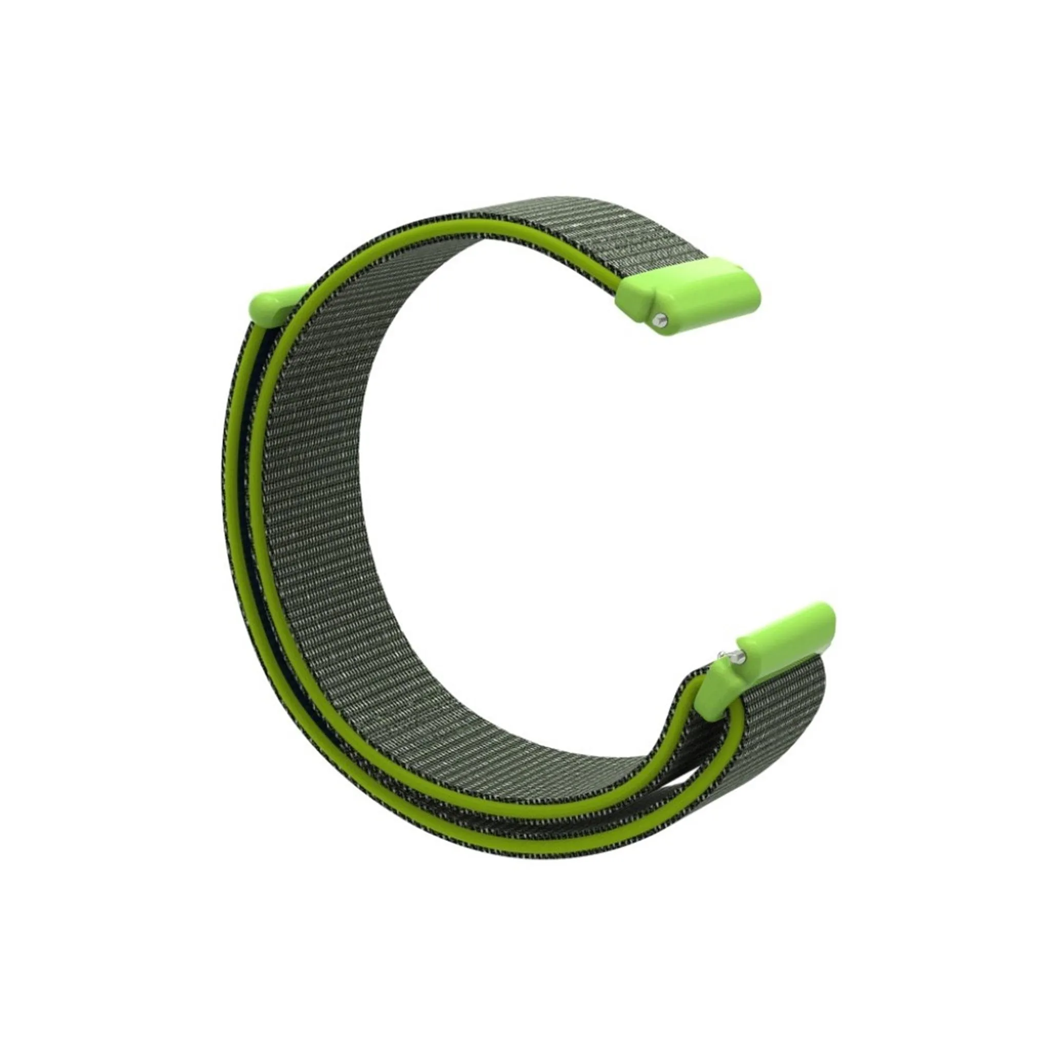 Fitbit Versa velcro closure flexible watchband - Yellowgreen