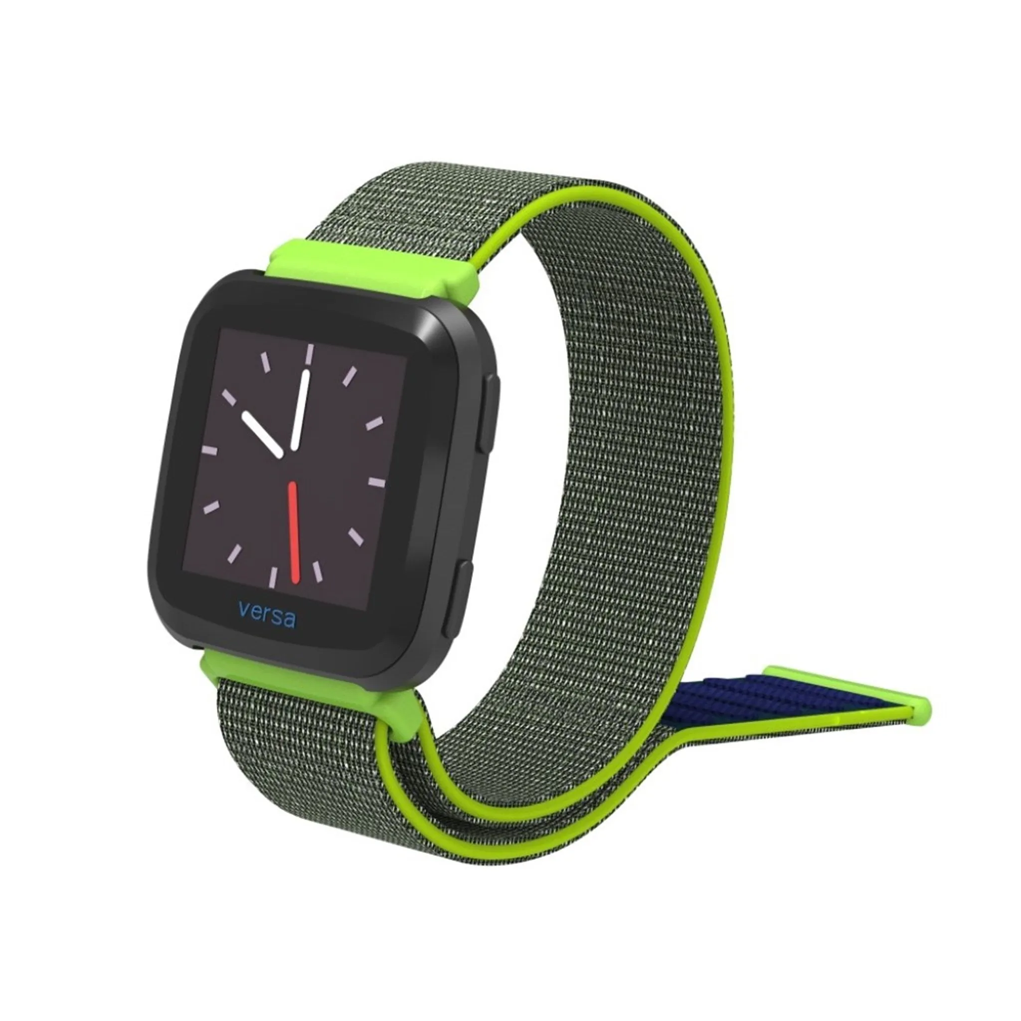 Fitbit Versa velcro closure flexible watchband - Yellowgreen