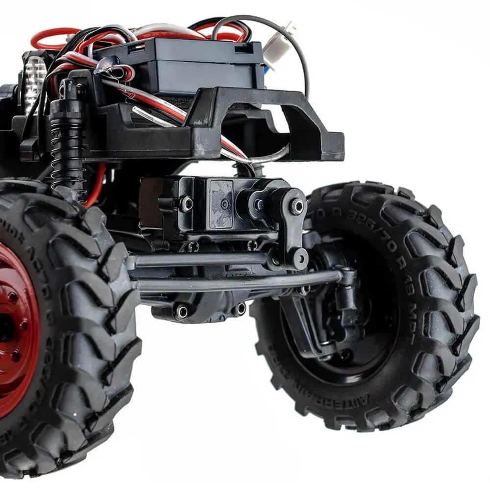 FMS (RTR) 1:24 FCX24 Power Wagon V2 4WD Rock Crawler w/2-Speed Transmission, Tx, LiPo & Charger