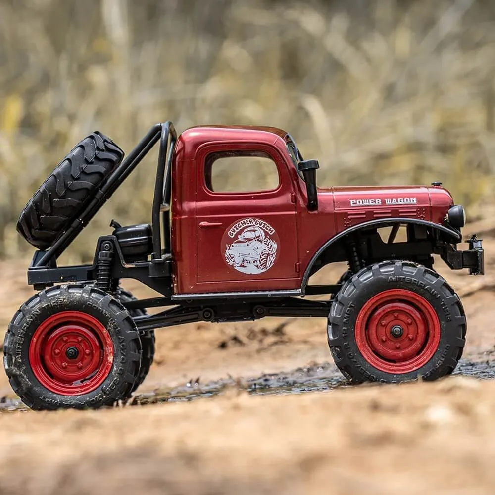 FMS (RTR) 1:24 FCX24 Power Wagon V2 4WD Rock Crawler w/2-Speed Transmission, Tx, LiPo & Charger