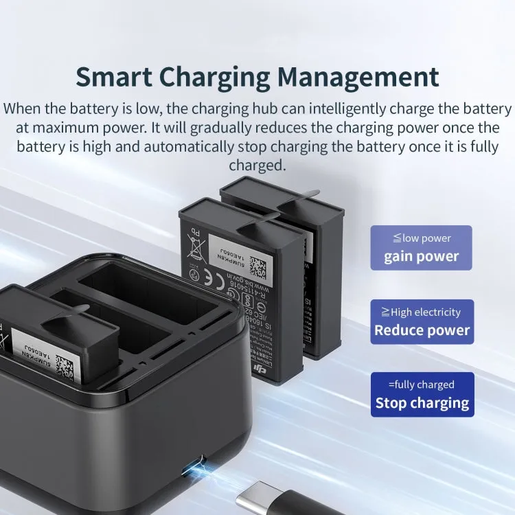 For DJI Osmo Action 4 / 3 AMagisn Battery Charger Seat