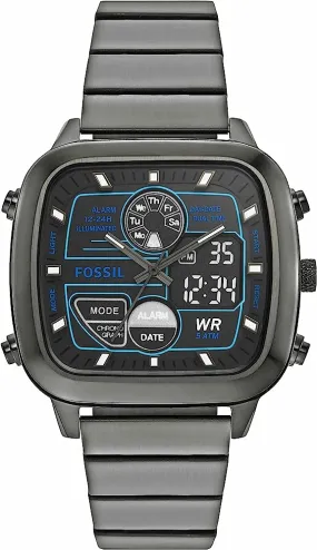 Fossil Retro Analog-Digital Grey Men's Watch FS5892