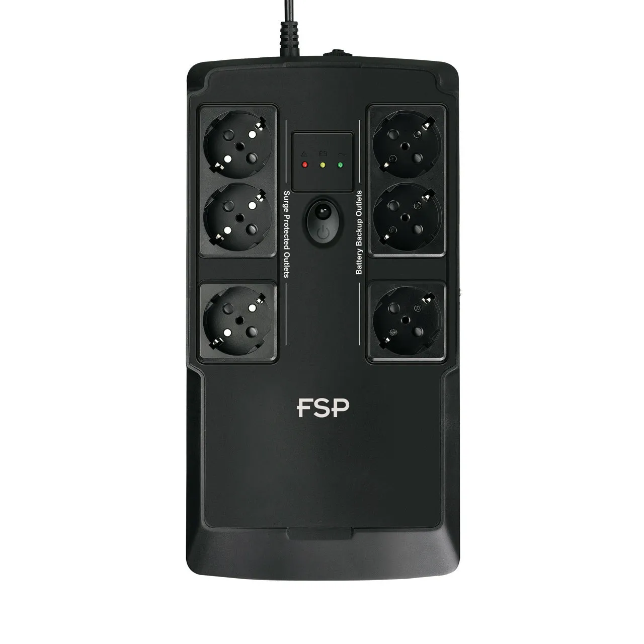 Fsp Nanofit 600 Offline Ups 600Va 360W Inkl. 2-Port Usb Charger 6 Schuko