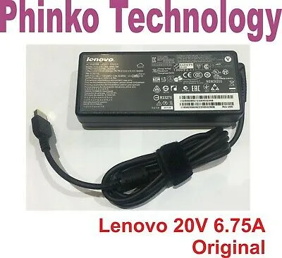 Genuine 135W AC Adapter Charger for Lenovo ThinkPad T540p W541