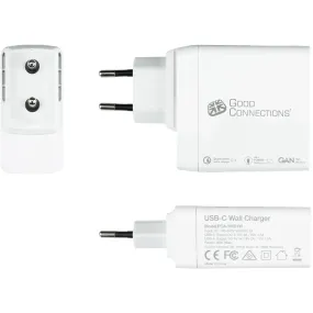 Goodconnections Charger 100W 3-Port 2Xusb-C/Usb-A Qc4.0 Weiß