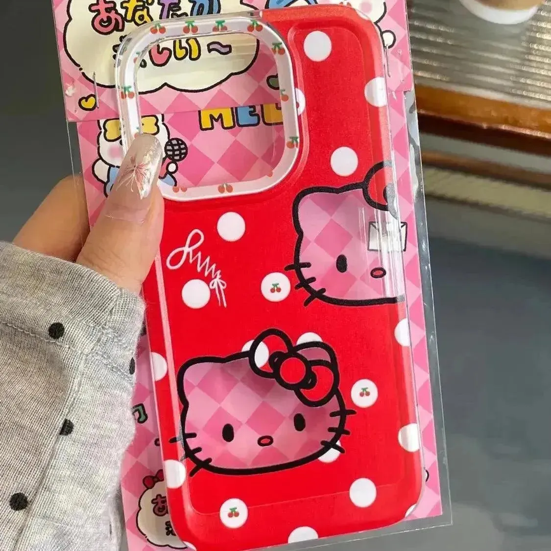 Hello Kitty Polka Dot Phone Case (For iPhones)