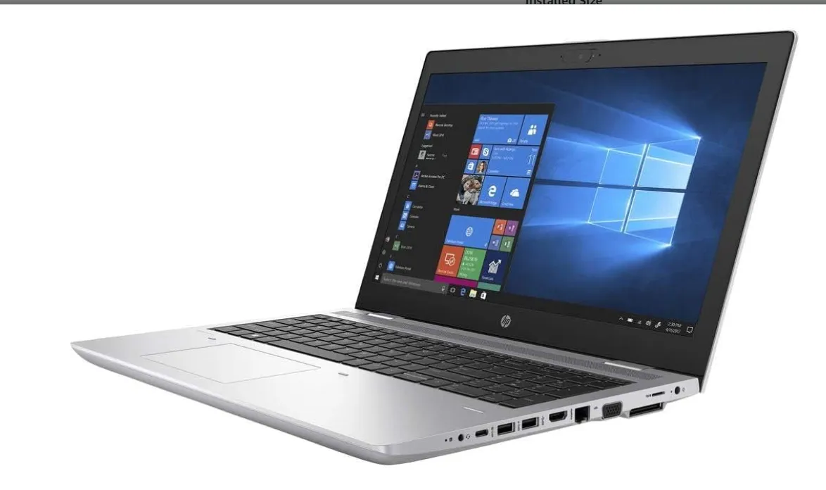 HP ProBook 650 G5 15.6" Laptop, Intel Core i5-8365U, 32GB DDR4 RAM, 1TB SSD with Windows 11