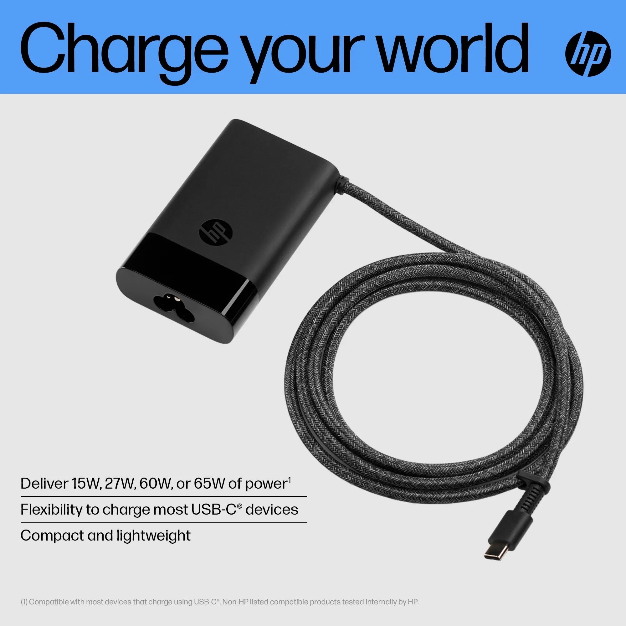 Hp Usb-C 65W Laptop Charger Eu