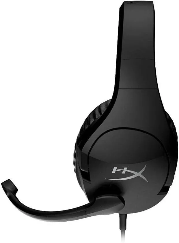 HyperX Cloud Stinger S – Gaming Headset, for PC, Virtual 7.1 Surround Sound, Lightweight, Memory Foam, Soft Leatherette, Durable Steel Sliders, Swivel-to-Mute Noise-Cancelling Microphone, Black