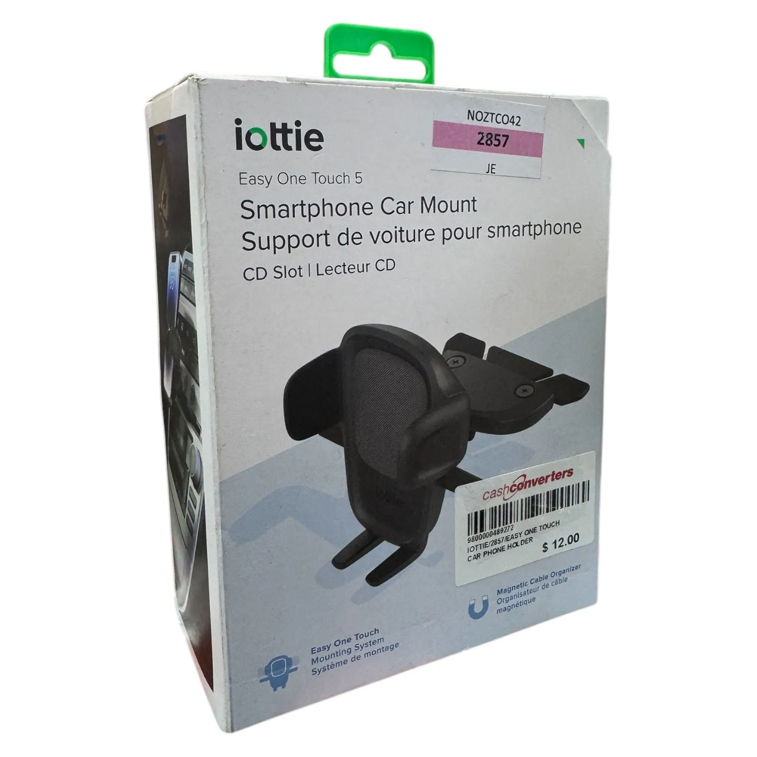 iOttie Easy One Touch 5 CD Slot Mount - Universal Car Phone Holder for iPhone, Google, Samsung, Moto, Huawei, Nokia, LG, and all other Smartphones