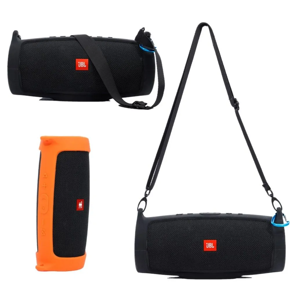 JBL Charge 4 silicone case   shoulder strap - Orange