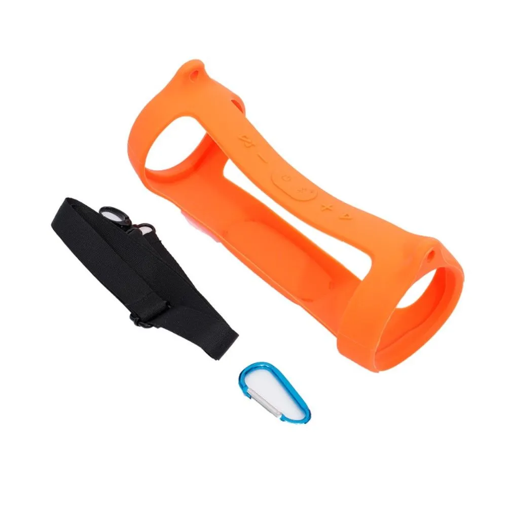 JBL Charge 4 silicone case   shoulder strap - Orange