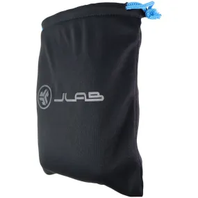 JLAB Replacement OEM Drawstring Carry Pouch for Headphones & More - Black/Blue