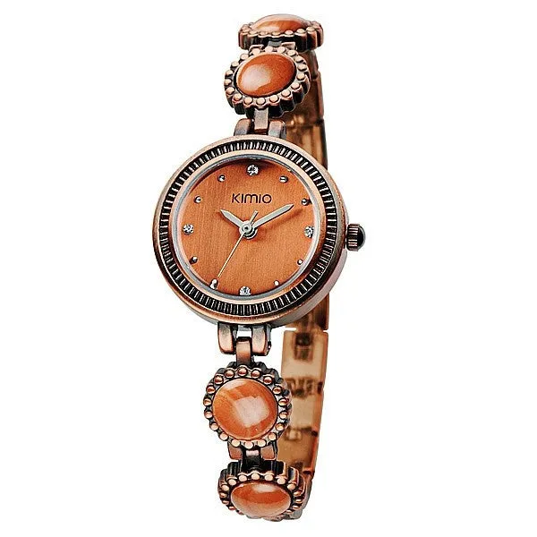 KIMIO Vintage Women Quartz Watches Luxury Lady Fashion Watch Special Design Casual Watch Women Wristwatch