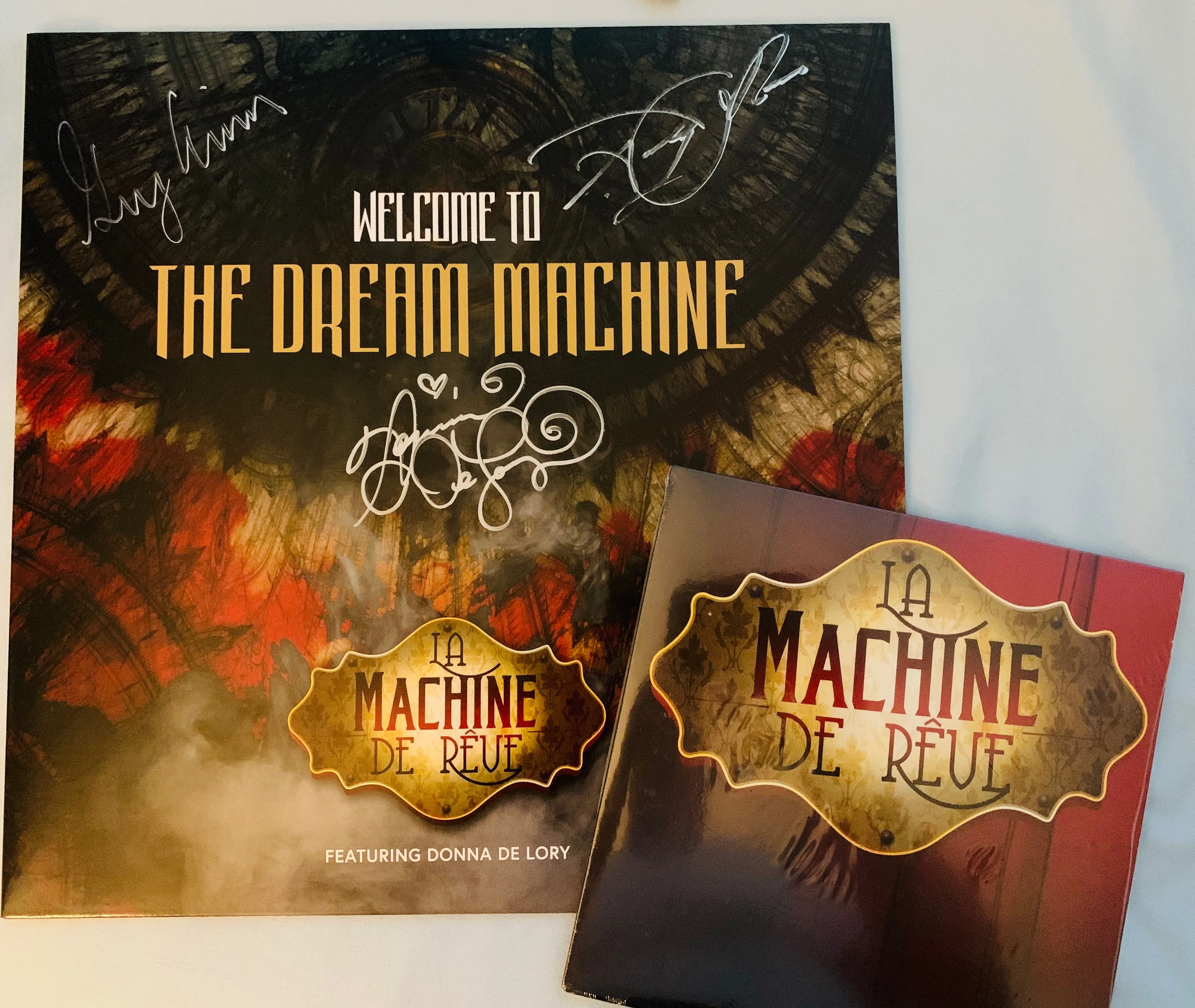 La Machine de Reve ft: Donna De Lory - Welcome To The Dream Machine (Limited LP VINY) Signed by Donna   FREE 7" colored vinyl "OPEN YOUR HEART".