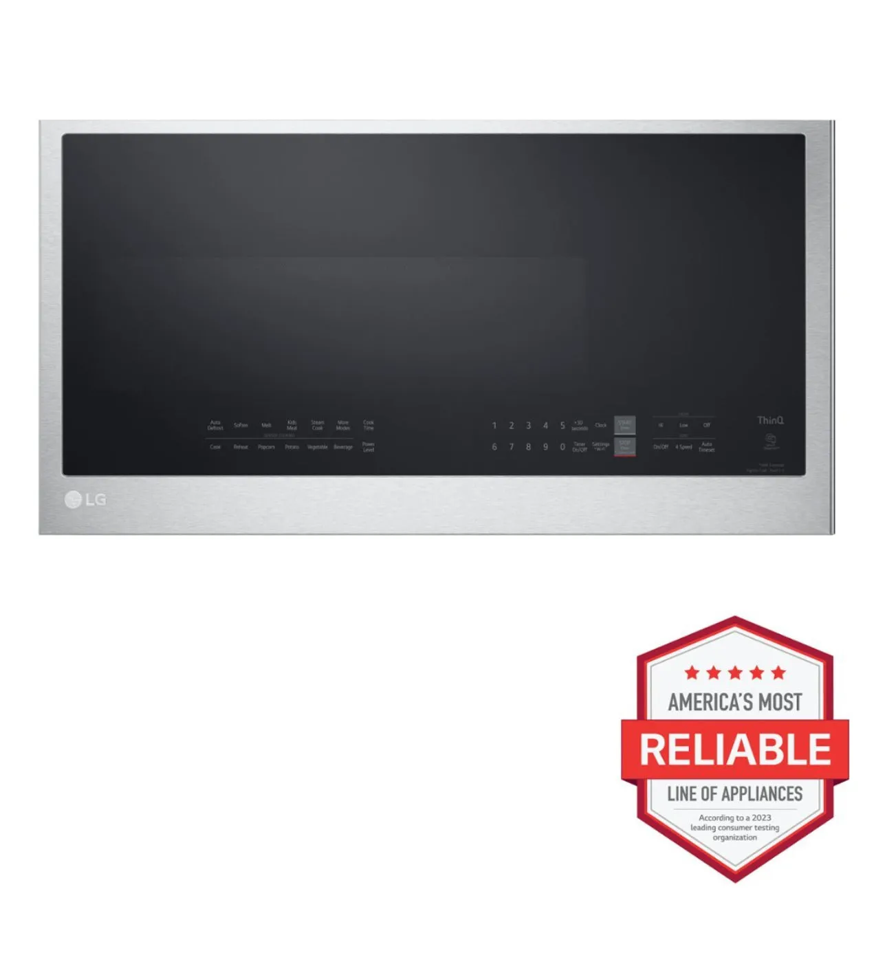 LG - 2.0 Cu. Ft. Over-the-Range Microwave with Sensor Cooking and EasyClean 
Model:MVEL2033F/ MVEL2033D