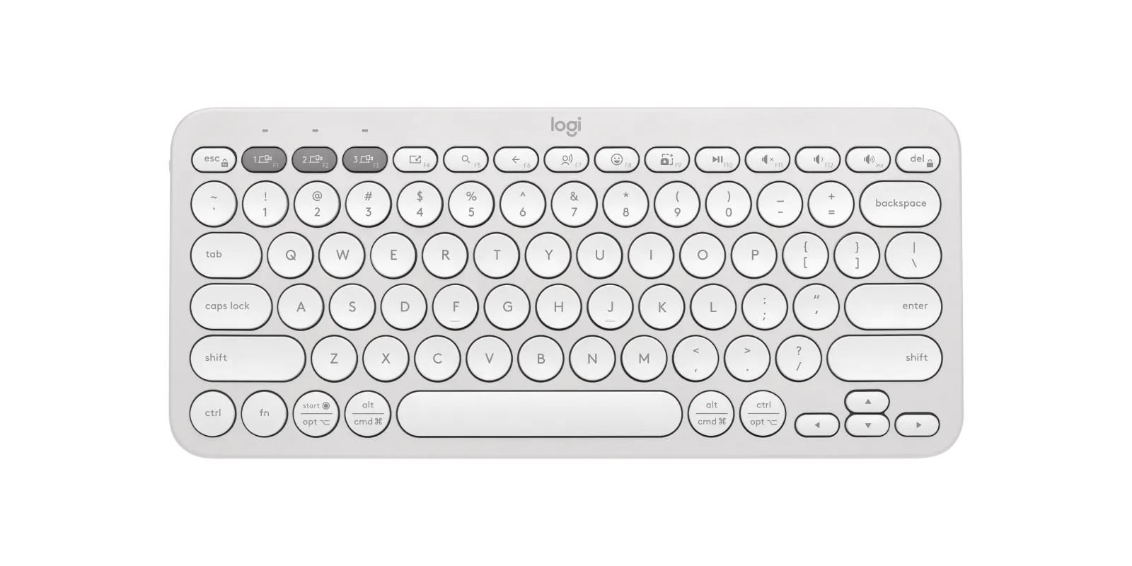 Logitech Pebble Keys 2 K380s Slim, Minimalist Bluetooth® keyboard with Customizable Keys | Office Keyboard | Silent Type