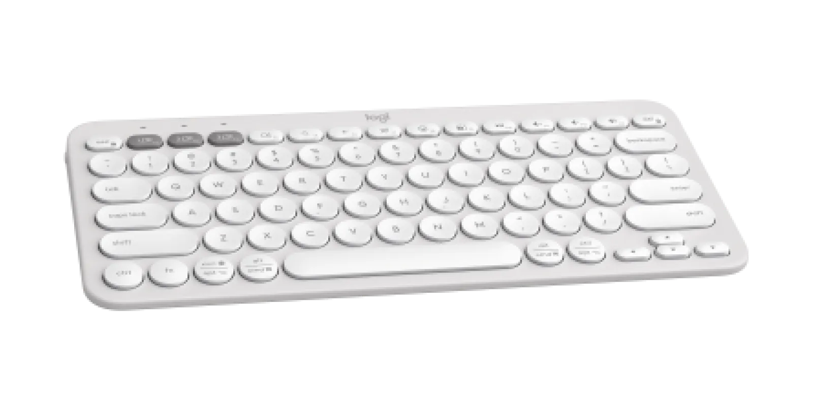 Logitech Pebble Keys 2 K380s Slim, Minimalist Bluetooth® keyboard with Customizable Keys | Office Keyboard | Silent Type