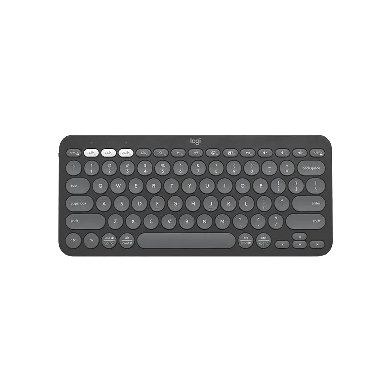 Logitech Pebble Keys 2 K380s Slim, Minimalist Bluetooth® keyboard with Customizable Keys | Office Keyboard | Silent Type