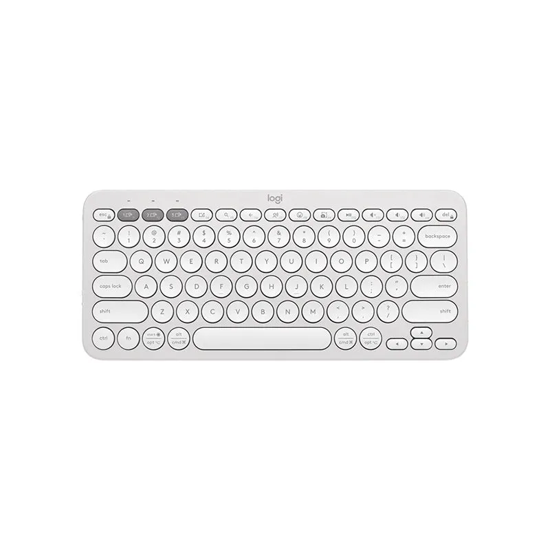 Logitech Pebble Keys 2 K380s Slim, Minimalist Bluetooth® keyboard with Customizable Keys | Office Keyboard | Silent Type