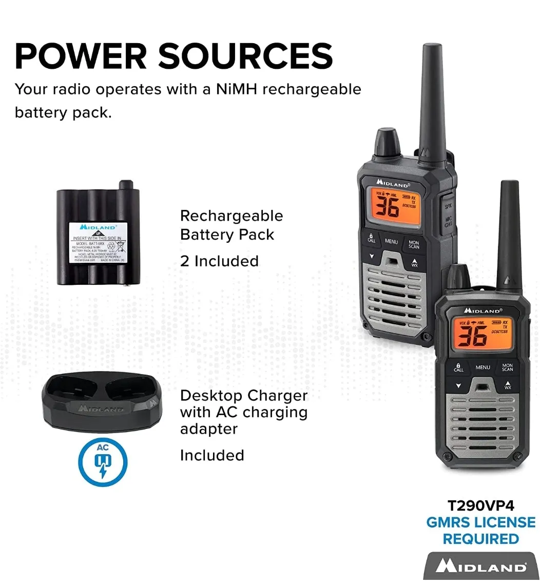 Long Range Walkie Talkie (Black)