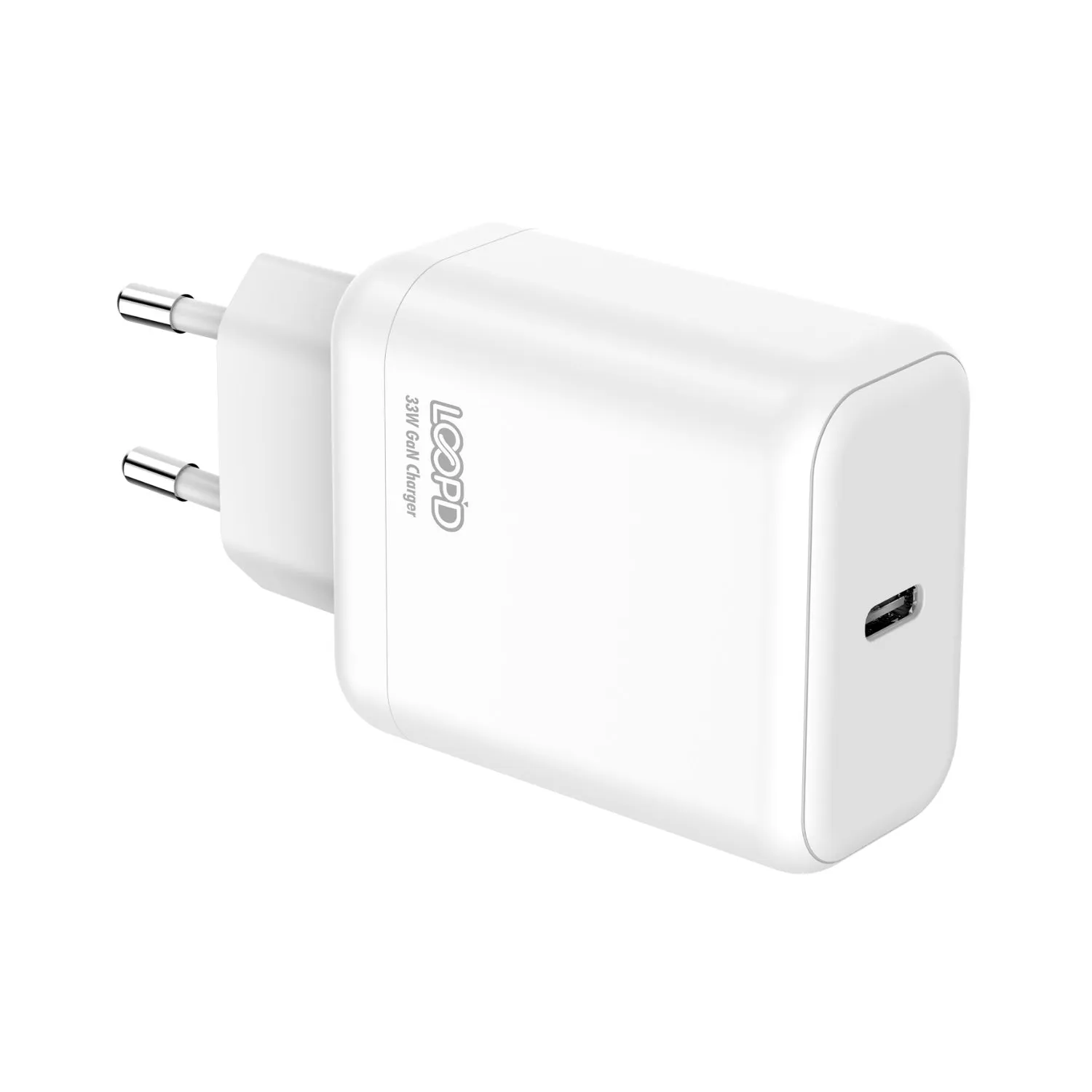 LOOPD 1 Port PD Wall Charger 33W - White