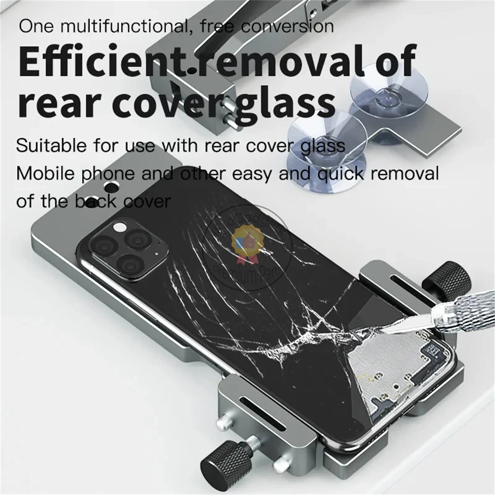 MaAnt QP-2 2 in 1 Universal Mobile Phone Heating Free Screen Removal Separation Removal Mobile Phone Back Cover Clamp Tool