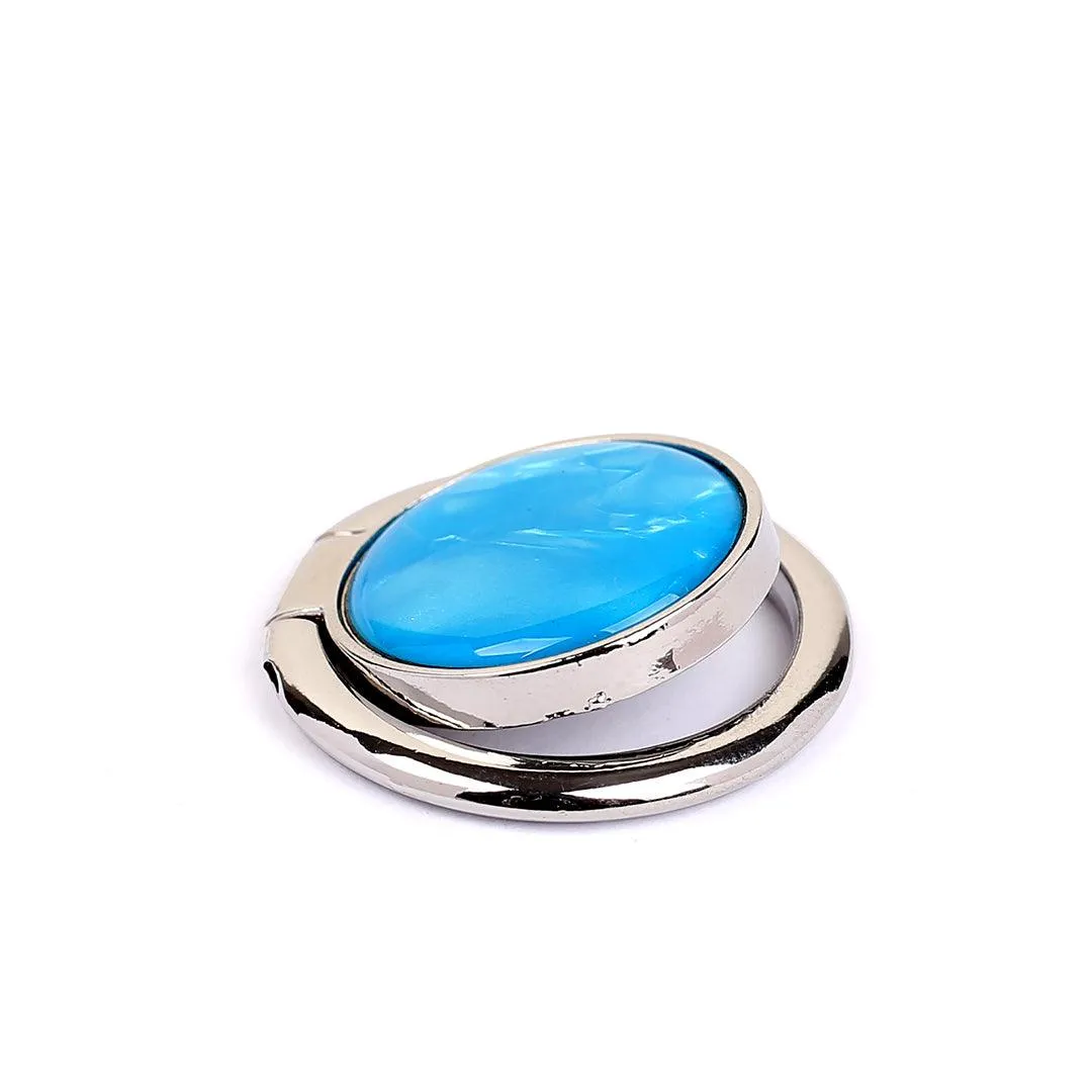 Magnet Blue Plain Ring Phone Holder