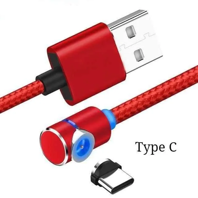 Magnetic Cable LED Magnet Charger Cable USB Cable & USB Type-C USB C