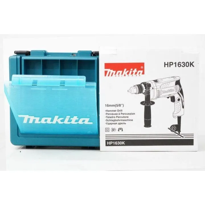 Makita HP1630K Hammer Drill with Carrying Case 5/8" 710W