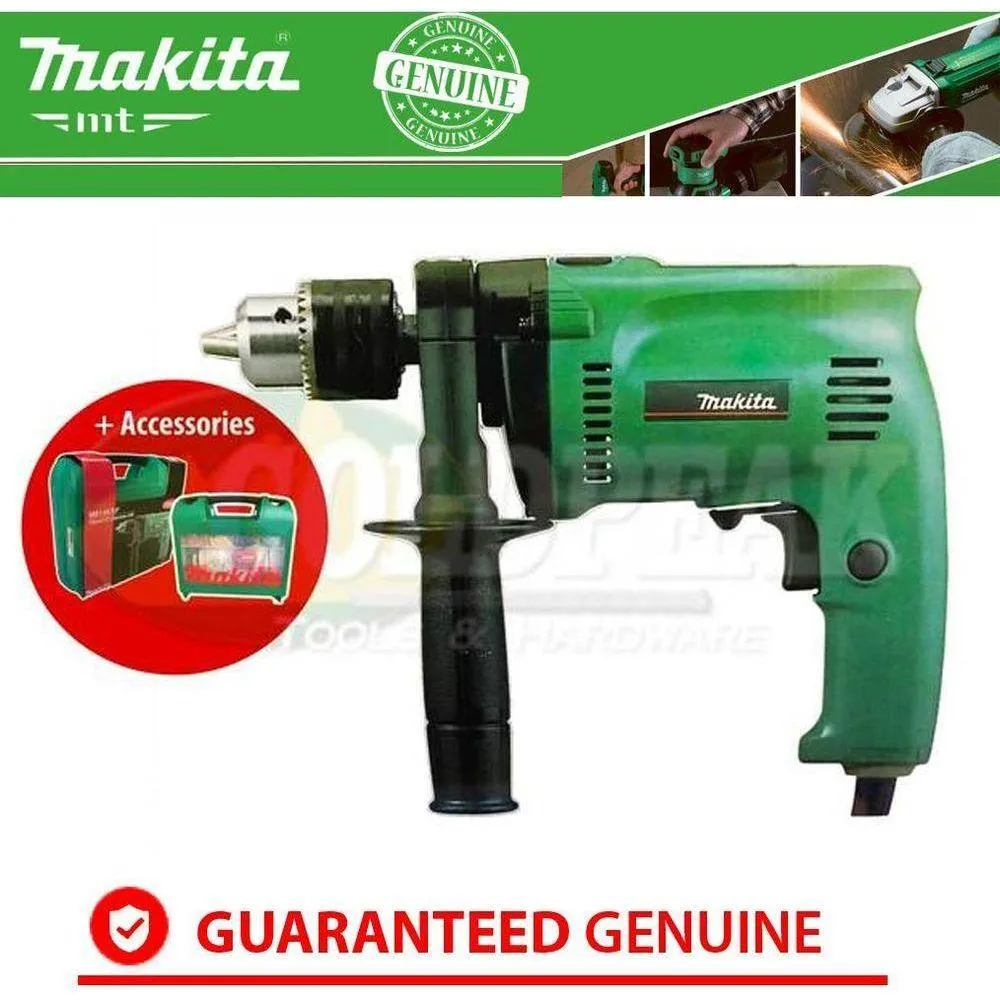 Makita MT M814KSP Hammer/ Impact Drill with Accessories